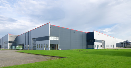 Fototapeta large industrial warehouse obraz
