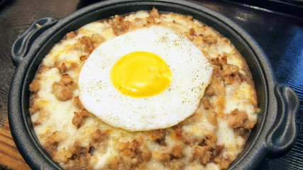 pork rice. asia chinese food
