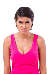 Fototapeta premium angry woman isolated