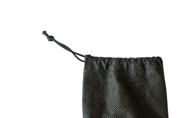 black back isolated on white background
