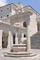 Courtyard Benedictine Monastery at Monte Cassino