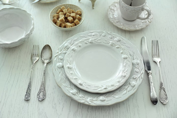 Elegance table setting