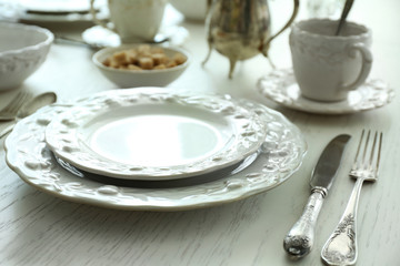 Elegance table setting