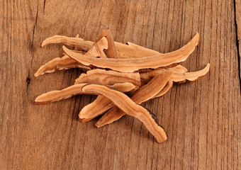 Dried sliced Lingzhi mushroom