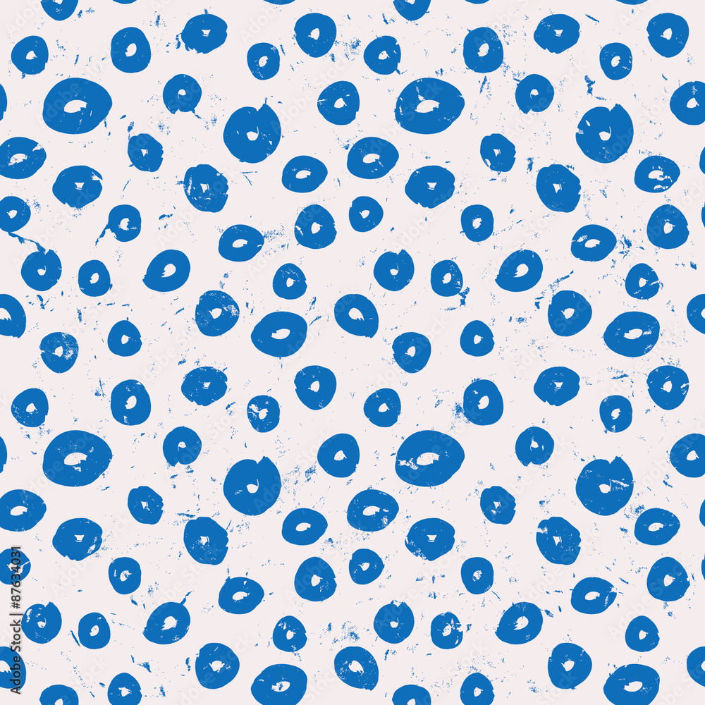 Poster seamless pattern with brushstrokes