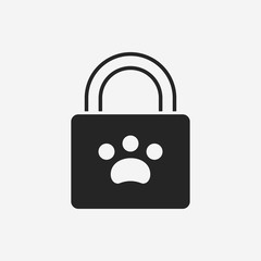 pet shopping bag icon
