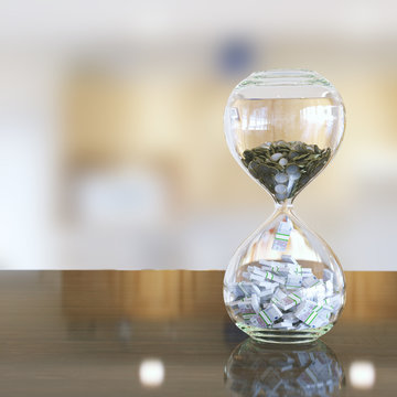 time is money (interior version with bokeh)