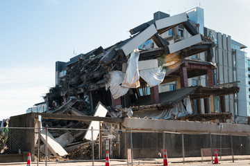 Destroyed building