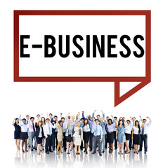 E-business Online Digital Marketing Commercial Concept