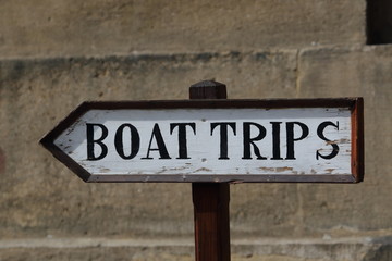 Boat Trip sign