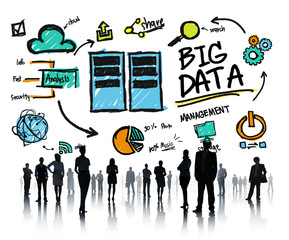 Diversity Business People Big Data Corporate Concept