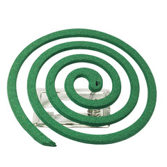 mosquito repellents on white background