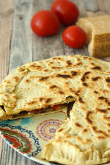 Schiacciata cremosa alle melanzane