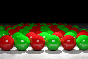 colored balls