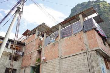 マチュピチュ村の風景