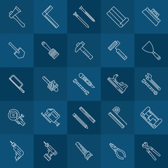 Tools line icons