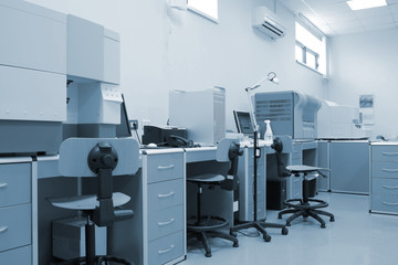 Empty office after work