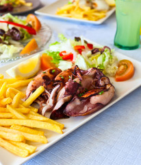 grilled squids