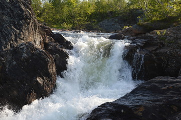 Naklejka premium Природа Кольского полуострова