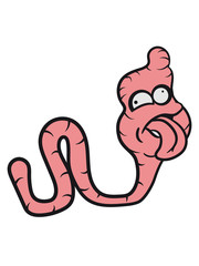 crazy stupid cartoon worm