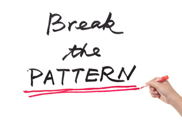 Break the pattern