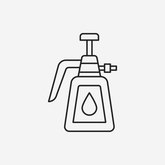 plant waterer line icon
