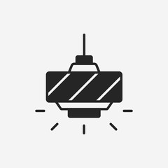 Fototapeta premium lamp icon