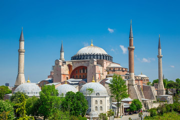 Fototapeta na wymiar St. Sophia Cathedral , Istanbul, Turkey