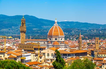 Fotobehang Firenze Florence, Kathedraal van Santa Maria del Fiore
