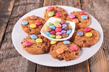 cookies with smarties