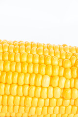 sweet corn isolated on white background