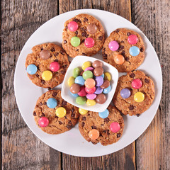 cookies with smarties