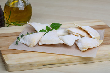 Raw potato dumplings