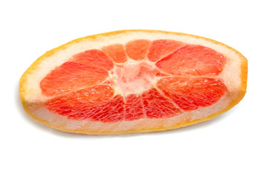Sliced grapefruit