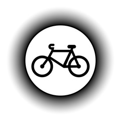 Fototapeta premium Bike button.