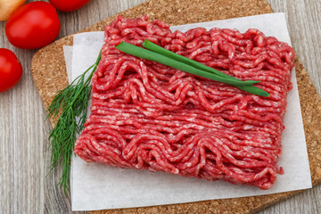 Raw minced meat