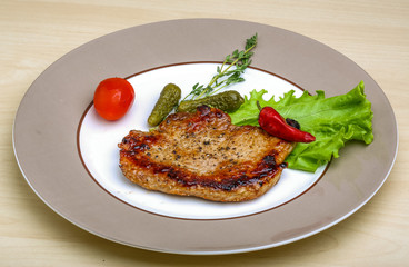 Roasted pork