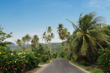 Road in Bora-Bora