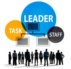 Leader Leadership Manager Task Staff Concept