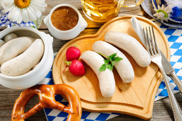 Bavarian veal sausage