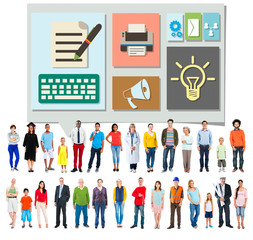 Content Blog Blogging Idea Media Internet Email Concept