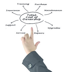 Obraz premium Total cost of ownership