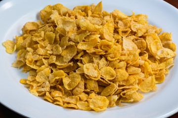 Cerial on white dish