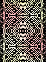 Aztec tribal mexican pattern