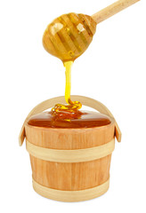 honey in a bucket