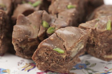 Baklava with nuts
