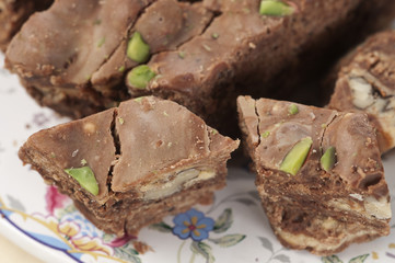 Baklava with nuts