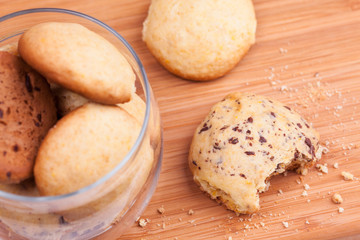 Homemade chocolate chip cookies