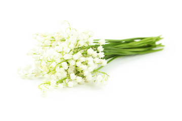 Lily of the Valley isolated on white