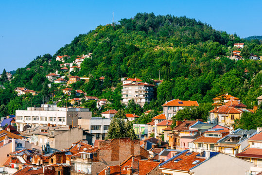 Picturesque cityscape of Gabrovo, Bulgaria